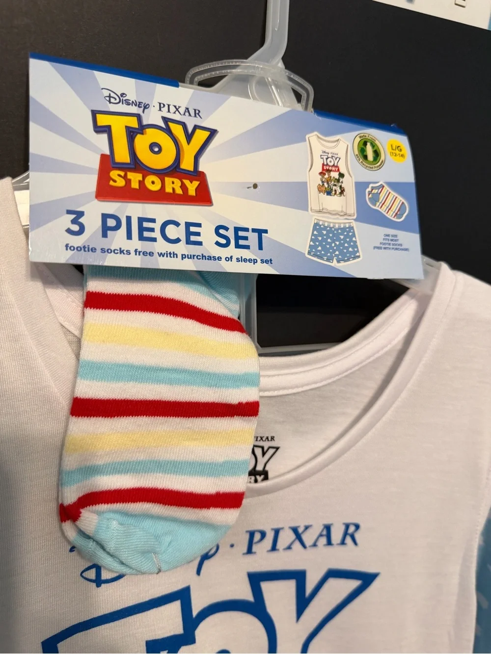 Disney Pixar Toy Story 3 Piece Pajama Set - Picture 3 of 4